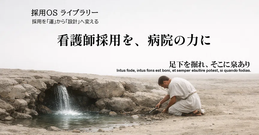 看護師採用を、病院の力に